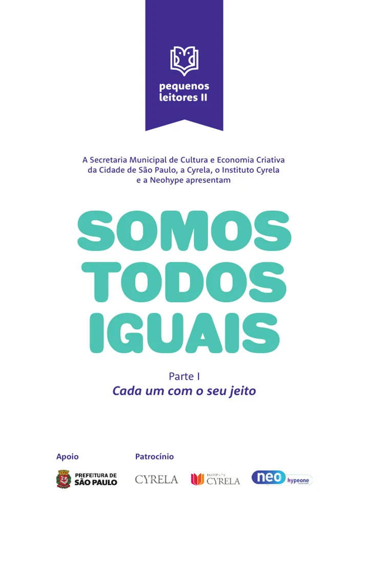 Capa Parte I - Cada um com o seu jeito